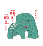 様子がおかしいらぷとる（個別スタンプ：3）