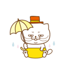 デカねこスタンプ3雨の日（個別スタンプ：1）