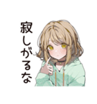 ゆるパーカーちゃんの丁寧な拒否（個別スタンプ：34）