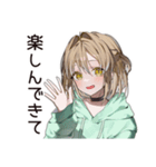 ゆるパーカーちゃんの丁寧な拒否（個別スタンプ：38）