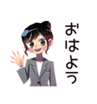 デキる仕事女子の褒め言葉♡（個別スタンプ：2）