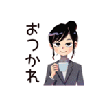 デキる仕事女子の褒め言葉♡（個別スタンプ：3）