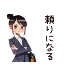 デキる仕事女子の褒め言葉♡（個別スタンプ：5）