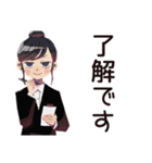 デキる仕事女子の褒め言葉♡（個別スタンプ：13）