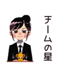 デキる仕事女子の褒め言葉♡（個別スタンプ：27）