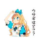 メルヘンアリス★白うさぎ大遅刻（個別スタンプ：4）