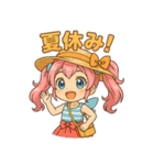 新体操エンジェル フィリ 夏休み編（個別スタンプ：6）