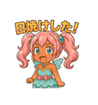 新体操エンジェル フィリ 夏休み編（個別スタンプ：10）