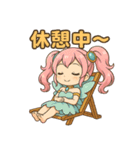 新体操エンジェル フィリ 夏休み編（個別スタンプ：14）