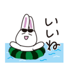 白ウサギの夏（個別スタンプ：3）