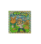 キャンプステッカー イザナさんVer.（個別スタンプ：1）