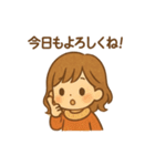 ほっこり秋のこどもスタンプ（個別スタンプ：4）