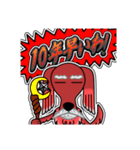アズキ日記 20[日常グラデ文字4]（個別スタンプ：39）