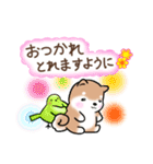 【夏】日常挨拶✴︎気遣い✴︎まるまる豆柴（個別スタンプ：20）