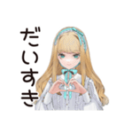 ゴシック＆ロリータガールのありがとう（個別スタンプ：13）