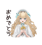 ゴシック＆ロリータガールのありがとう（個別スタンプ：15）