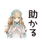 ゴシック＆ロリータガールのありがとう（個別スタンプ：16）