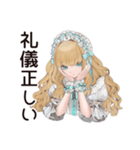 ゴシック＆ロリータガールのありがとう（個別スタンプ：29）