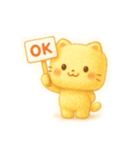 癒し系猫のあるあるフレーズ（個別スタンプ：5）
