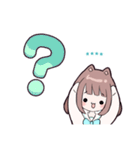 小鳥とわんこ女子 カスタム（個別スタンプ：24）