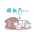 小鳥とわんこ女子 カスタム（個別スタンプ：35）