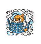 ツンデレ猫スネ吉の毎日スタンプ4真夏編（個別スタンプ：6）