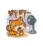 ツンデレ猫スネ吉の毎日スタンプ4真夏編（個別スタンプ：23）