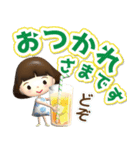 飛び出す3D女の子です！（個別スタンプ：3）