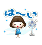 飛び出す3D女の子です！（個別スタンプ：5）