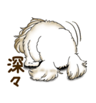 シーズー犬 2025 「たまには本音で」（個別スタンプ：5）