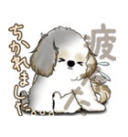 シーズー犬 2025 「たまには本音で」（個別スタンプ：10）