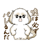シーズー犬 2025 「たまには本音で」（個別スタンプ：34）
