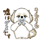 シーズー犬 2025 「たまには本音で」（個別スタンプ：37）