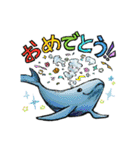 動物わちゃわちゃスタンプ（個別スタンプ：12）