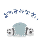 夏のシュナウザー犬（個別スタンプ：40）