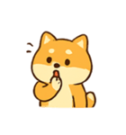 チル柴犬 ドラマな日常（個別スタンプ：16）