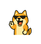 ロッキー熱血ロック柴犬（個別スタンプ：2）