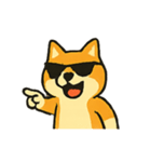 ロッキー熱血ロック柴犬（個別スタンプ：7）