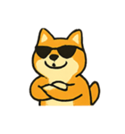 ロッキー熱血ロック柴犬（個別スタンプ：10）