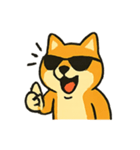 ロッキー熱血ロック柴犬（個別スタンプ：17）