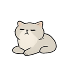 ミスター・フラッフ怠け猫王の支配術（個別スタンプ：2）
