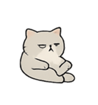 ミスター・フラッフ怠け猫王の支配術（個別スタンプ：6）