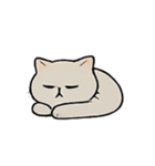 ミスター・フラッフ怠け猫王の支配術（個別スタンプ：8）