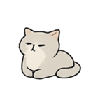 ミスター・フラッフ怠け猫王の支配術（個別スタンプ：18）