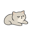 ミスター・フラッフ怠け猫王の支配術（個別スタンプ：21）