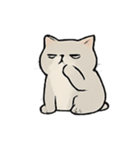 ミスター・フラッフ怠け猫王の支配術（個別スタンプ：23）