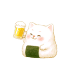 ぷにぷに ねこおにぎりスタンプ Vol.1（個別スタンプ：16）