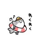 動くしょぼいサメ（個別スタンプ：10）
