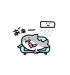 動くしょぼいサメ（個別スタンプ：15）