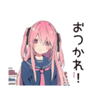 げんきな女子高生のテスト勉強★応援（個別スタンプ：7）
